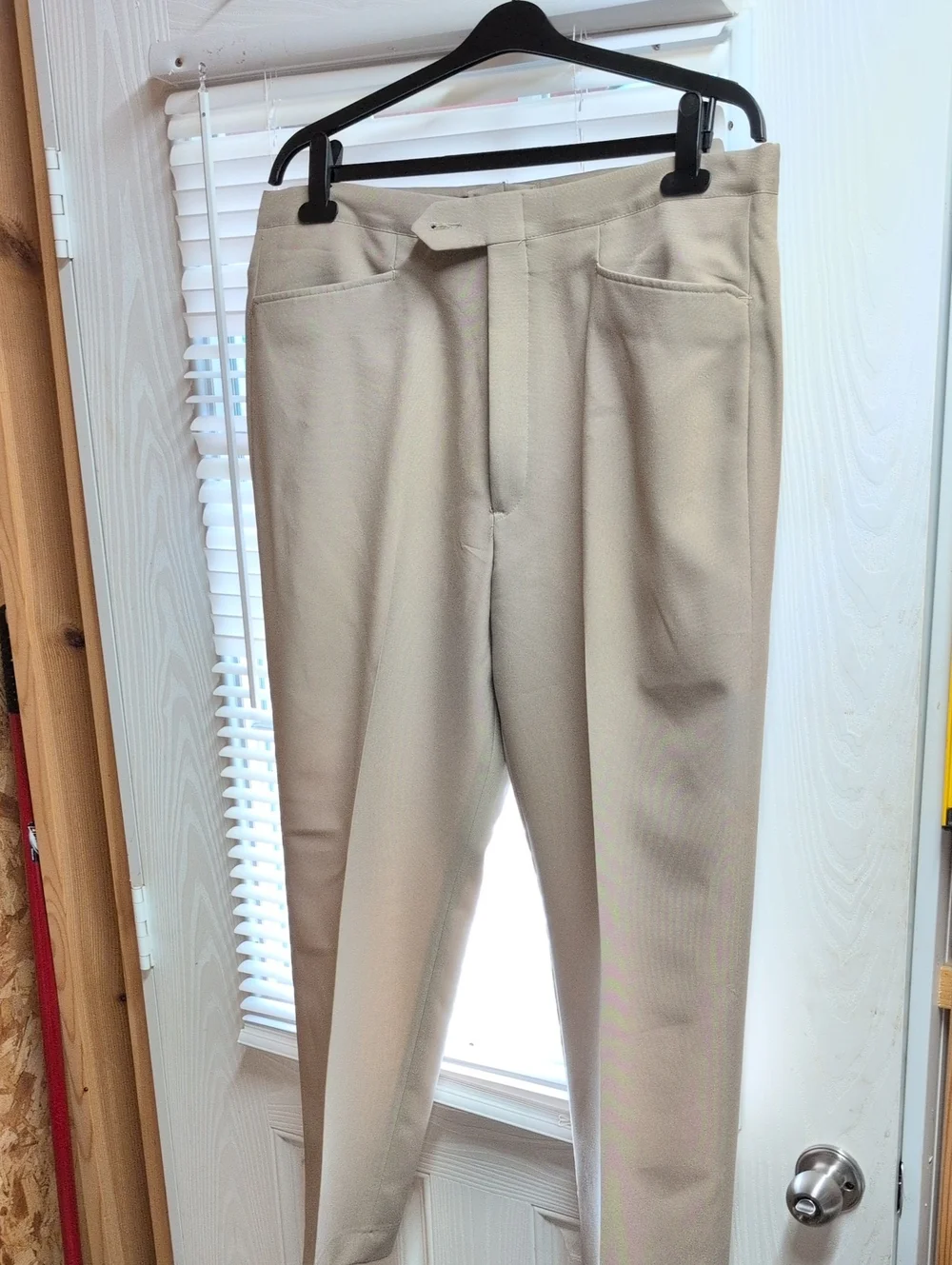 Lot Of 5 Sansabelt (38/29) Classic Dress Pants -2-Navy, khaki, Brown,Grey..(97)